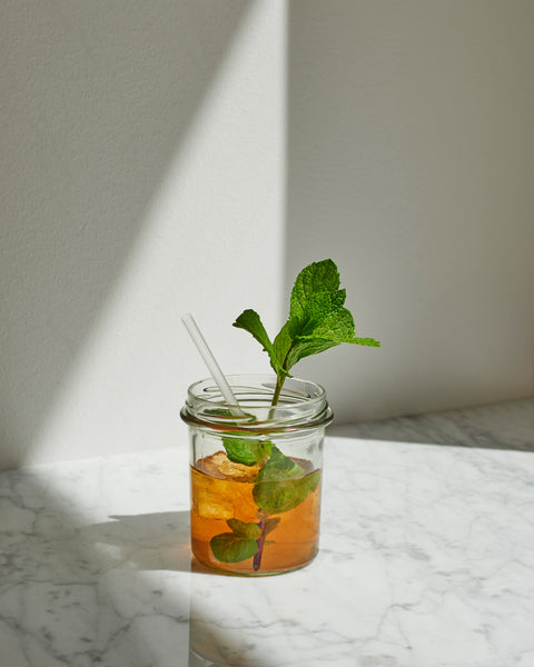 Enjoy A Green Quince Iced Tea In The Sun