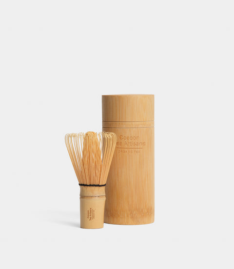 Matcha Whisk in Bamboo Container